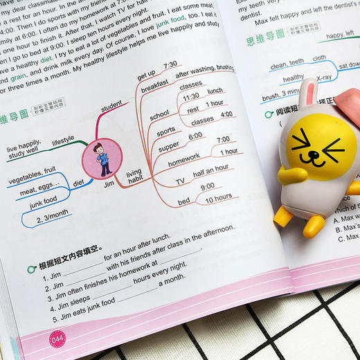 小学英语 全彩思维导图小学英语阅读100篇 六年级 昂秀外语 英语学习 商品图4