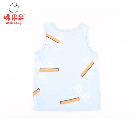 棉果果夏季男童氨棉汗布背心M212170221332 商品图1