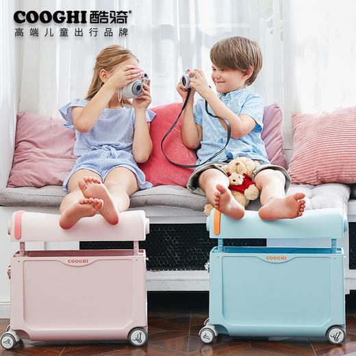 COOGHI酷骑儿童行李箱可坐可骑拉宝宝儿童旅行箱溜娃箱懒人拉杆箱【酷骑】 商品图2