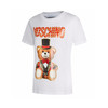 MOSCHINO 莫斯奇诺 圣诞熊 字母图案 女士棉质T恤 白色 0708 0540 3001 商品缩略图1