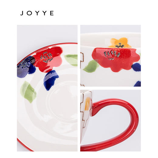 JOYYE卓艺套4花如玉杯碟TFT0420050 商品图2