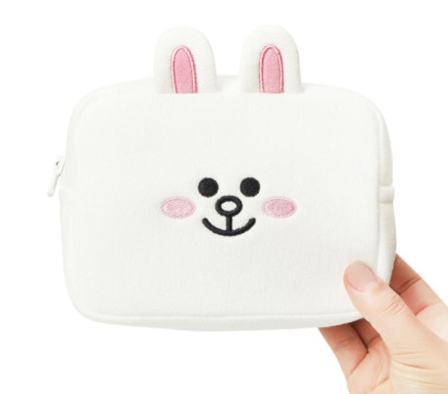 韩国 可爱 Line Friends Cony基本多用袋(M)JPY带授权招加盟代理