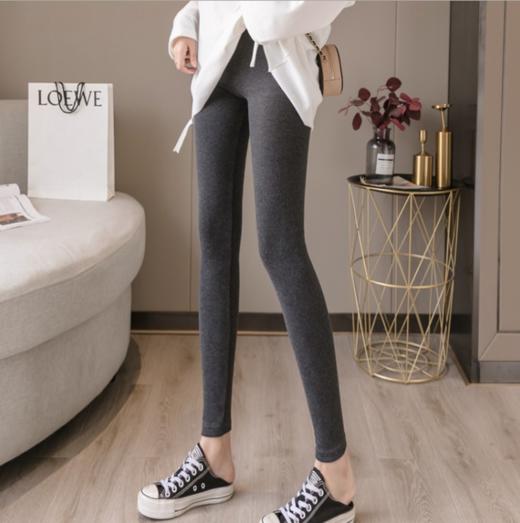 【超值两条装】 竖条螺纹显瘦外穿打底裤  乳木果绒质感 微压显瘦 提臀高腰 不易起球、褪色、勾丝、变形_HLY 商品图6