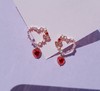 韩国Wingbling爱之光耳环（红色）白雪爱心公主Olive YoungJPY带授权招加盟代理 商品缩略图2