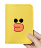 韩国 可爱 Line Friends Sally仿皮护照套JPY带授权招加盟代理 商品缩略图0