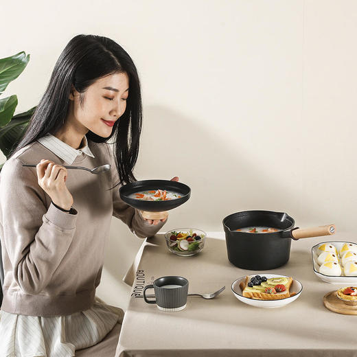 悦味 元木创意锅具奶锅 多功能不粘锅[福利品] 商品图3