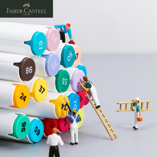 德国辉柏嘉 红系列 专业马克笔 60色【园林色/服装设计色】 商品图4