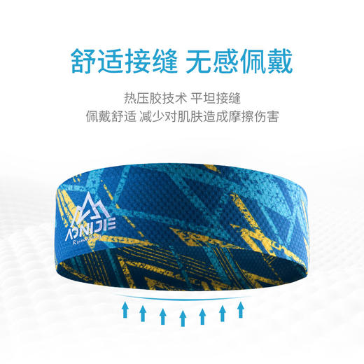 男女同款2021新品奥尼捷运动头带跑步导汗带 商品图2