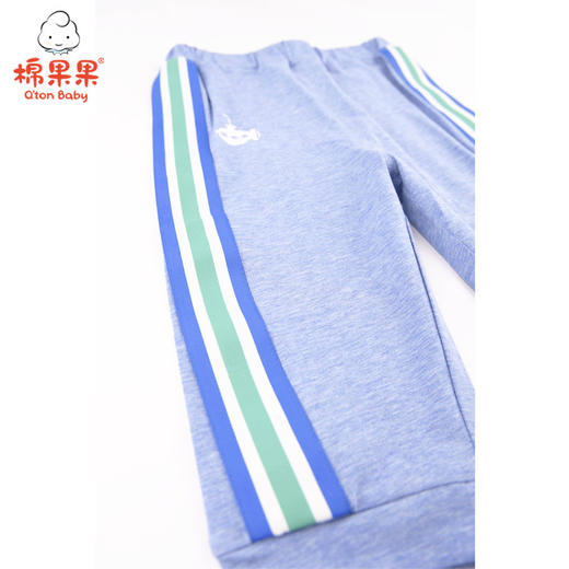 棉果果夏季男童氨棉汗布针织七分裤M212201221334 商品图3