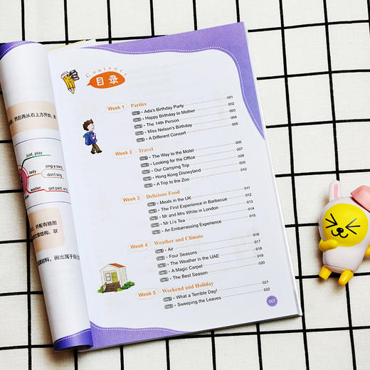 小学英语 全彩思维导图小学英语阅读100篇 六年级 昂秀外语 英语学习 商品图1