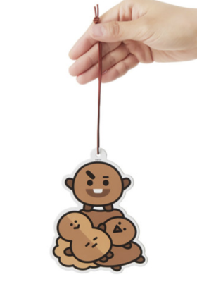 韩国 可爱 Line Friends SHOOKY Ocent香水标签JPY带授权招加盟代理