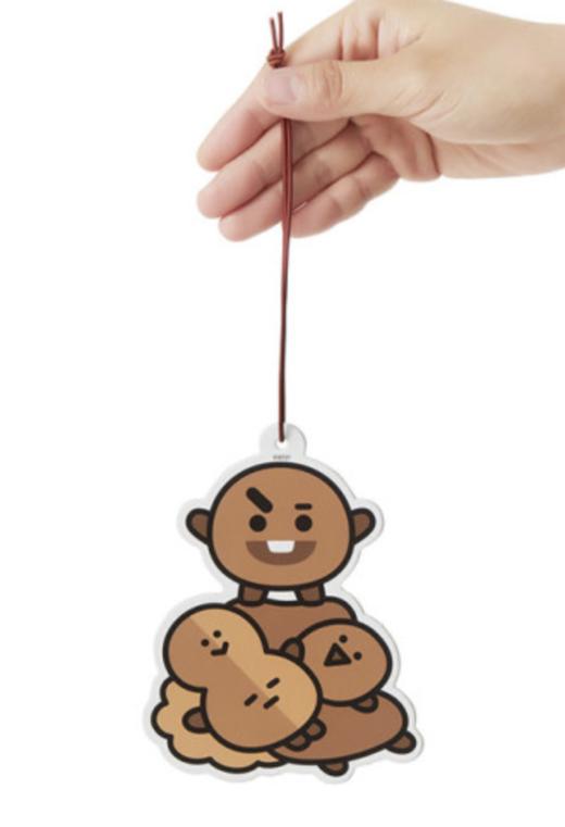 韩国 可爱 Line Friends SHOOKY Ocent香水标签JPY带授权招加盟代理 商品图0