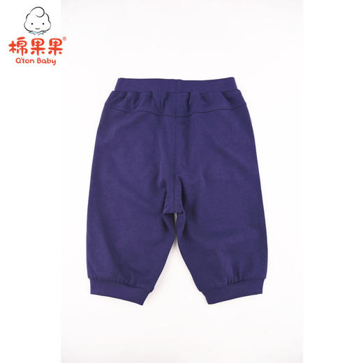 棉果果夏季男童氨棉汗布针织七分裤M212201221333 商品图1
