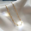 韩国Wing Bling翼金光闪闪单链项链金色银色送女友Olive YoungJPY带授权招加盟代理 商品缩略图0