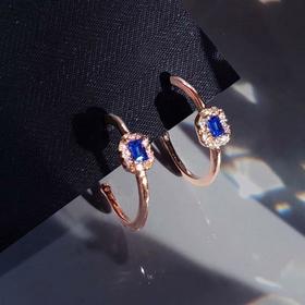 韩国WingblingVeronica耳环蓝色宝石Olive YoungJPY带授权招加盟代理