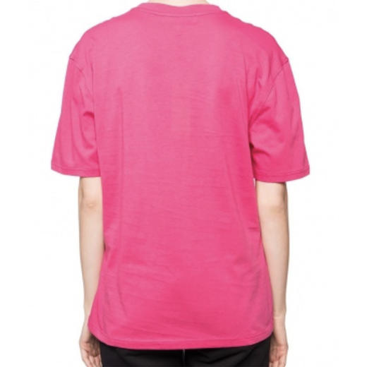 McQ 女士棉质T恤 玫红 494256 RMJ70 5874 商品图2