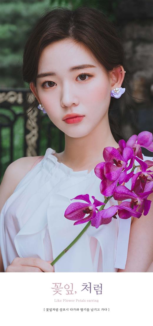 韩国Wingbling像翅膀一样的耳环紫罗兰的耳环Olive YoungJPY带授权招加盟代理 商品图2