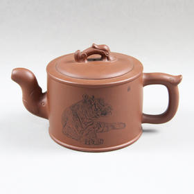 冯大中款紫砂壶 伏虎草堂