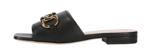 奥莱[Gucci]（623111 1RH00 1000）马衔扣女士拖鞋20SSJPY带授权招加盟代理 商品图0