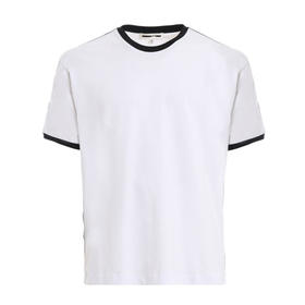 MCQ 男士棉质T恤 圆领 白色 524143 RMT40 9000