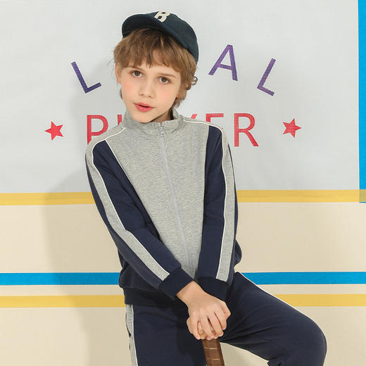 【套装上衣】童装运动套装上衣男童春季新款长袖外套 商品图3