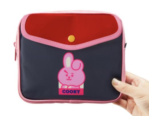 韩国 可爱 Line Friends BT21 COOKY多彩多用袋JPY带授权招加盟代理 商品图0