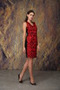【伯妮斯茵】171S028--红色连衣裙-- 世界第八大奇迹-伊斯塔尔门（窗棱）--《两河文明》 商品缩略图1