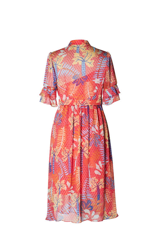 【伯妮斯茵】2S68710--红色连衣裙--安静的反叛--《智慧之光--波斯艺术》 商品图6