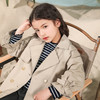 【防水透气棉】mettekids童装蝴蝶结七分袖风衣女童短款春薄外套 商品缩略图1