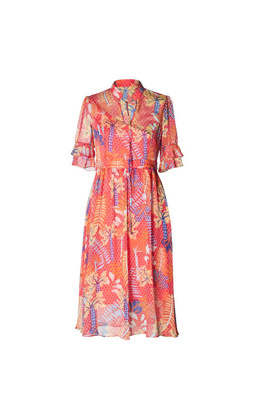 【伯妮斯茵】2S68710--红色连衣裙--安静的反叛--《智慧之光--波斯艺术》 商品图5