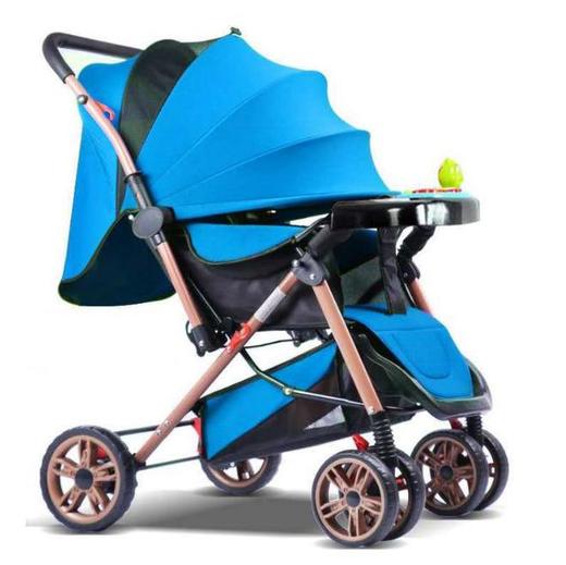 【婴儿车】可坐可躺轻便折叠四轮避震新生儿婴儿车手推车 商品图7