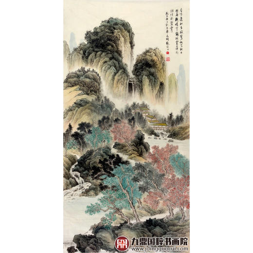 侯志明《山水作品》68*138cm 山水竖幅作品 玄关/客厅挂画 商品图1