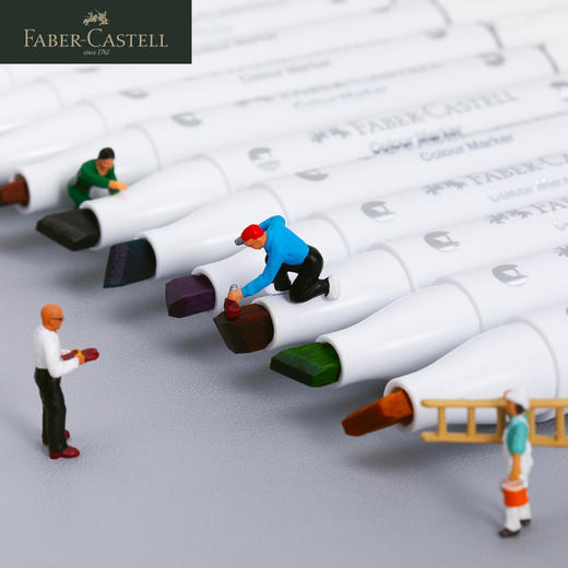 德国辉柏嘉 红系列 专业马克笔 60色【园林色/服装设计色】 商品图2