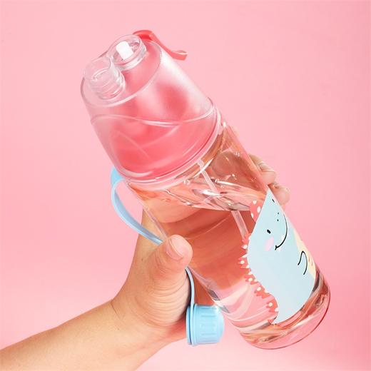 卡通运动喷雾水杯600ML 商品图3