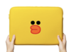韩国 可爱 Line Friends Sally皮革状笔记本电脑袋13英寸JPY带授权招加盟代理 商品缩略图0