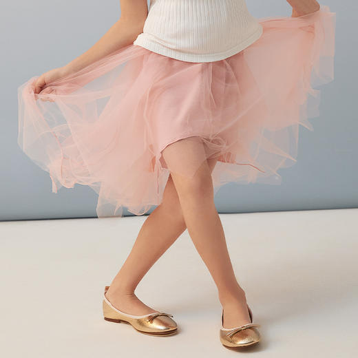 【不对称设计，内搭衬布】童装多层网纱裙女童不规则短裙公主蓬蓬裙子 商品图2