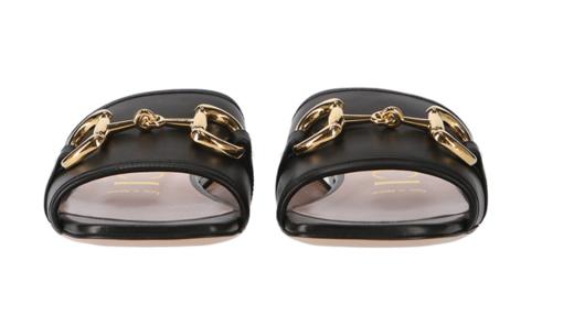 奥莱[Gucci]（623111 1RH00 1000）马衔扣女士拖鞋20SSJPY带授权招加盟代理 商品图3