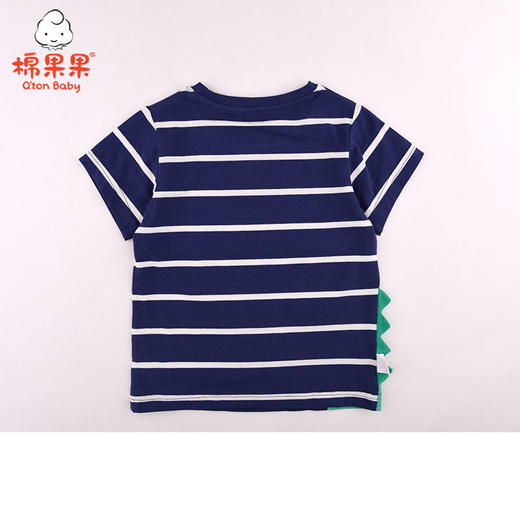 棉果果夏季男童氨棉汗布套头T恤M212140221253 商品图2