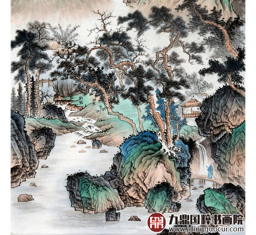 侯志明《山水作品》68*138cm 山水竖幅作品 玄关/客厅挂画 商品图5