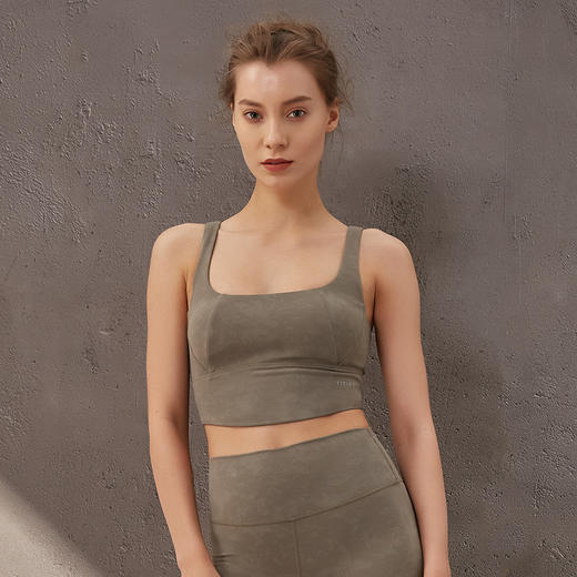 TITIKA ACTIVE 运动健身背心瑜珈带胸垫文胸吸汗速干内衣120T30720 商品图0