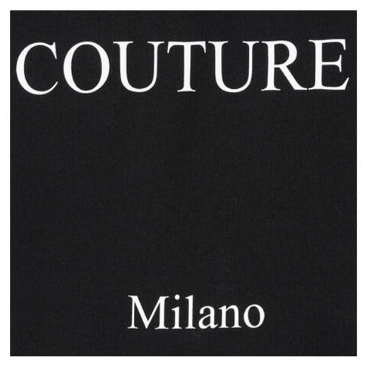 MOSCHINO 莫斯奇诺 女士圆领短袖T恤 字母印花 黑色 0709 0540 2555 商品图3