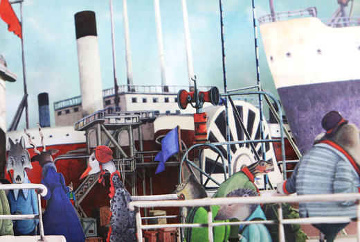 《我等你》全激光纸雕绘本立体书，法国绘本天后海贝尔精彩巨制~ 商品图7