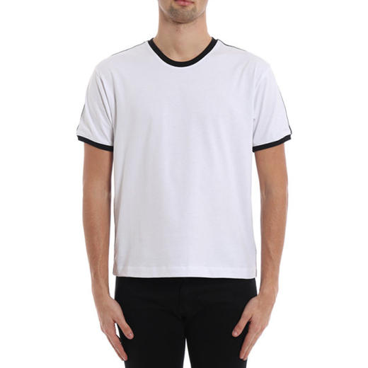 MCQ 男士棉质T恤 圆领 白色 524143 RMT40 9000 商品图1