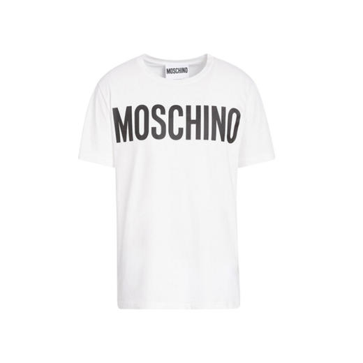 MOSCHINO 莫斯奇诺 字母 logo 男士短袖T恤 白色 0705 0240 1001 商品图0