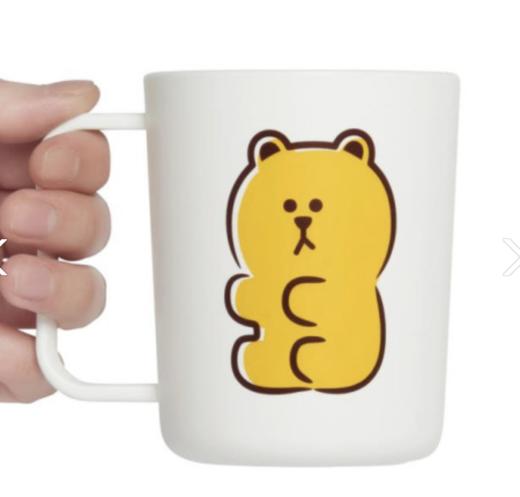 韩国 可爱 Line Friends果冻棕色水杯360mlJPY带授权招加盟代理 商品图0