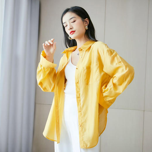 【断码清仓】丁摩 百搭多变元素衬衫港味衬衣叠穿外套Q121072-DY199 商品图0