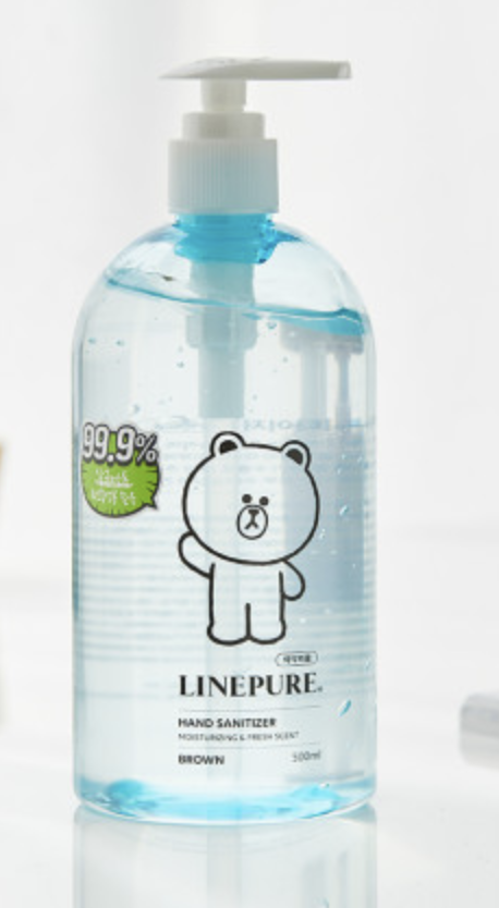 韩国 可爱 Line Friends布朗洗手液（500ml）JPY带授权招加盟代理