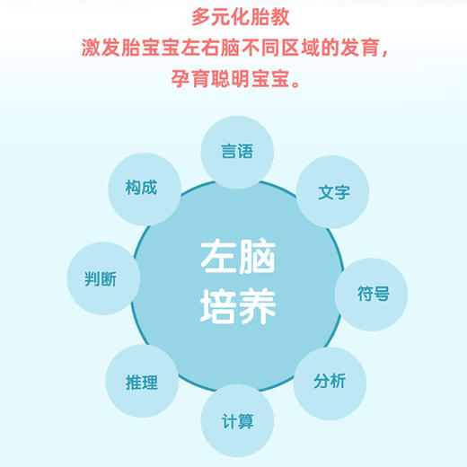 左右脑开发 40周启智胎教 全脑开发早教书籍幼儿数学思维训练宝宝逻辑智力开发全脑思维开发 商品图2