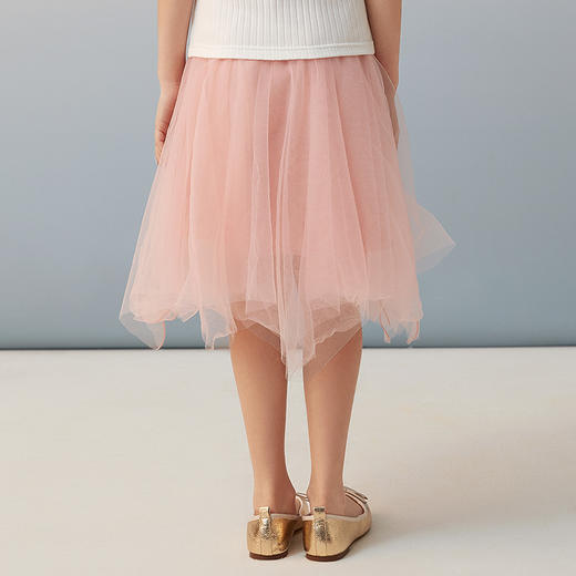 【不对称设计，内搭衬布】童装多层网纱裙女童不规则短裙公主蓬蓬裙子 商品图6