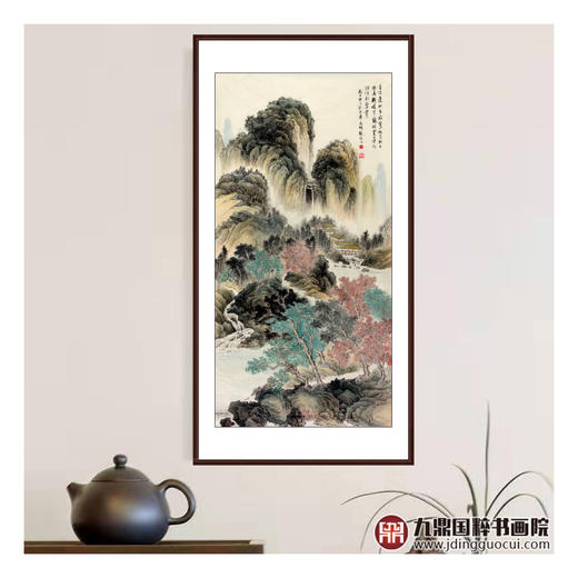 侯志明《山水作品》68*138cm 山水竖幅作品 玄关/客厅挂画 商品图2